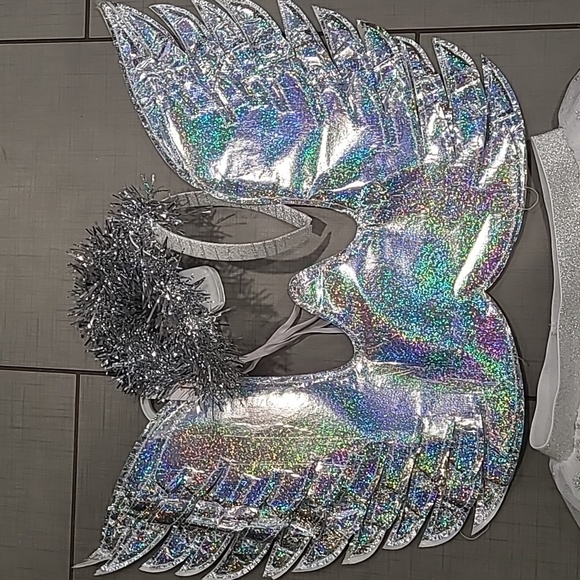 Claire's Angel Skirt, Wings & Halo Headband NWT - Picture 3 of 5